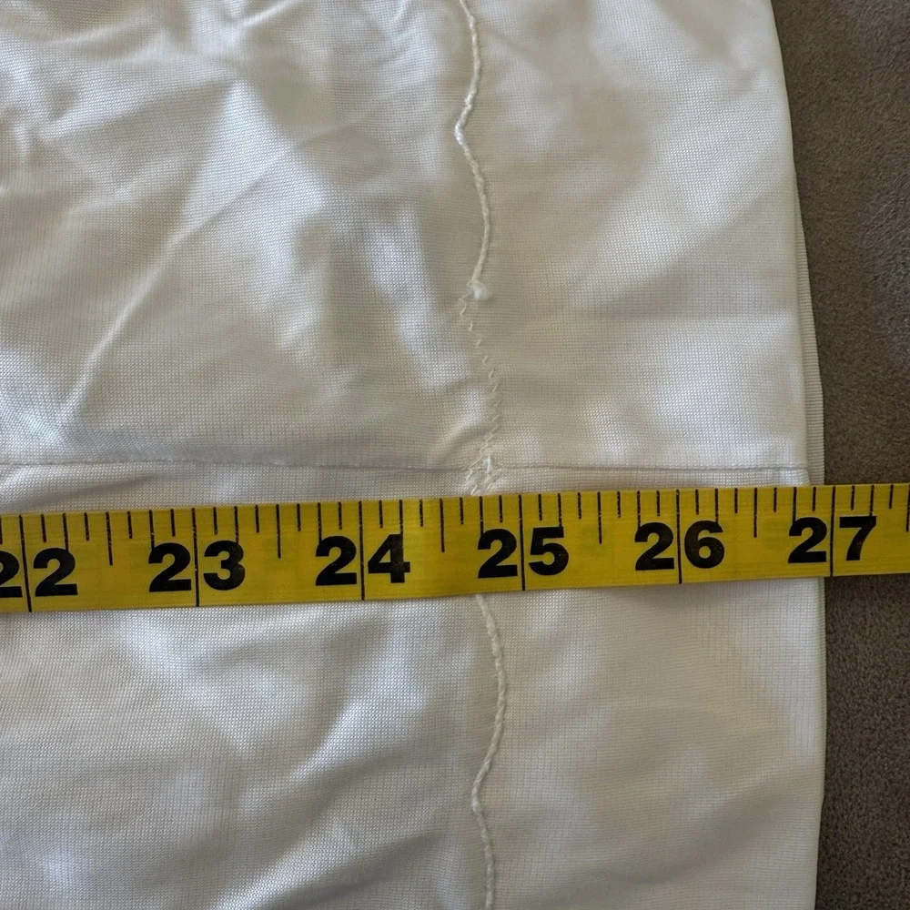 Vintage 60s Durelle Lingerie Full Fitted Slip Dress Sz‎ 36 White Mid Length Sexy - Picture 6 of 6